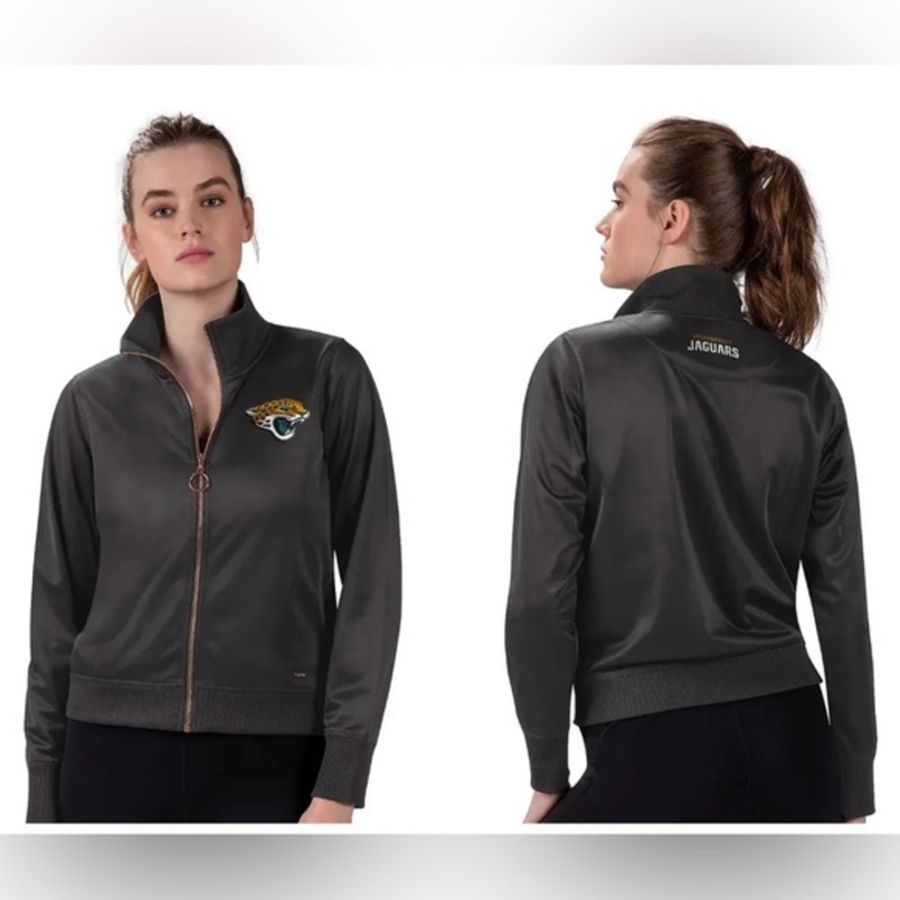 MSX by Michael Strahan NFL Women's‎ Track Jacket Jacksonville Jaguars black XXL
